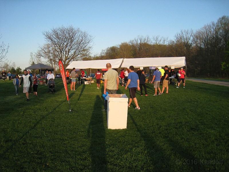 2016-05 Moonlight Bootlegger 5K 008.JPG - 2016-05 Moonlight Bootlegger 5K race in the dark. A night race using headlight.